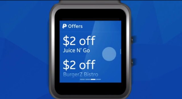 paypall app smartwatch