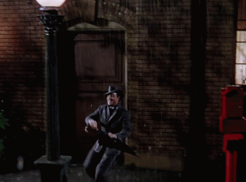 singing in the rain